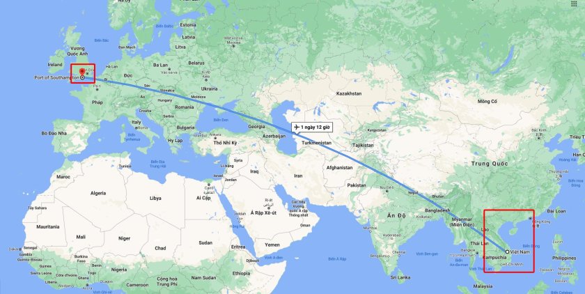 Карта города Виктория Сейшелы