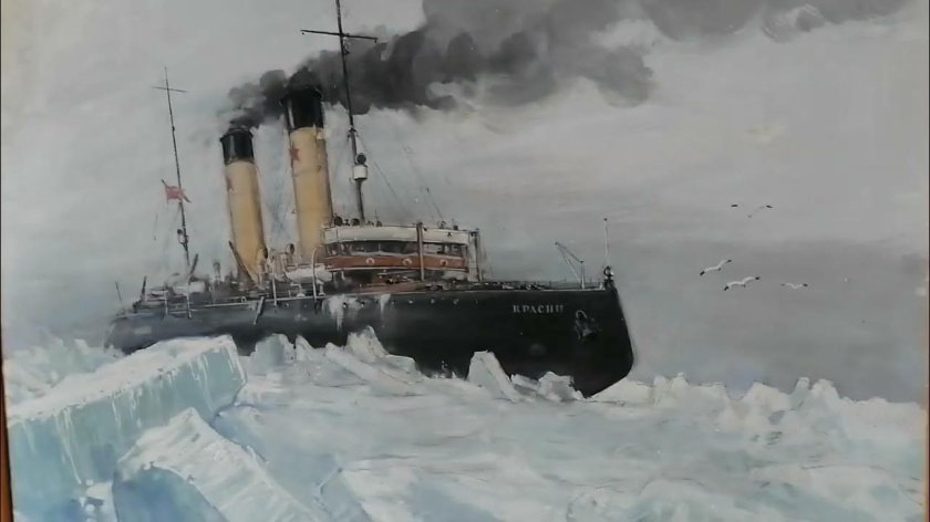 Музей мирового океана ледокол Красин в Санкт-Петербурге