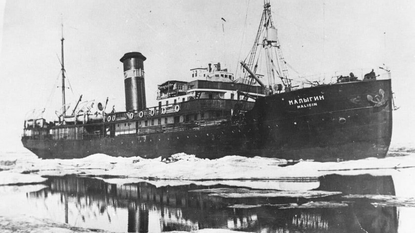 Ледокольный пароход Малыгин