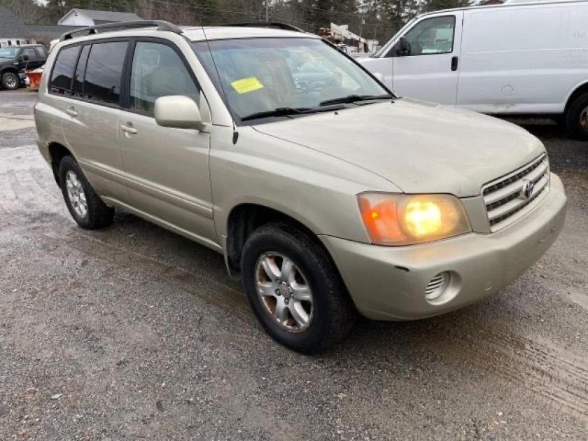 Toyota Highlander 2003 Blue