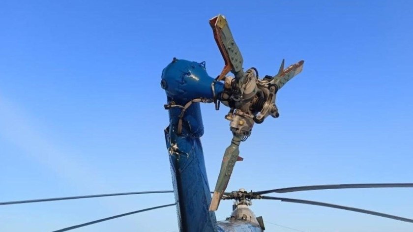 Хвостовая часть вертолета