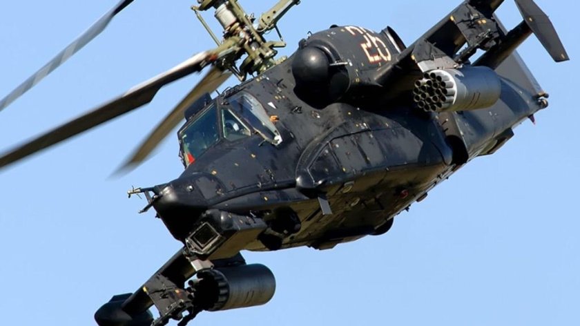 Вертолет ка 50 черная акула