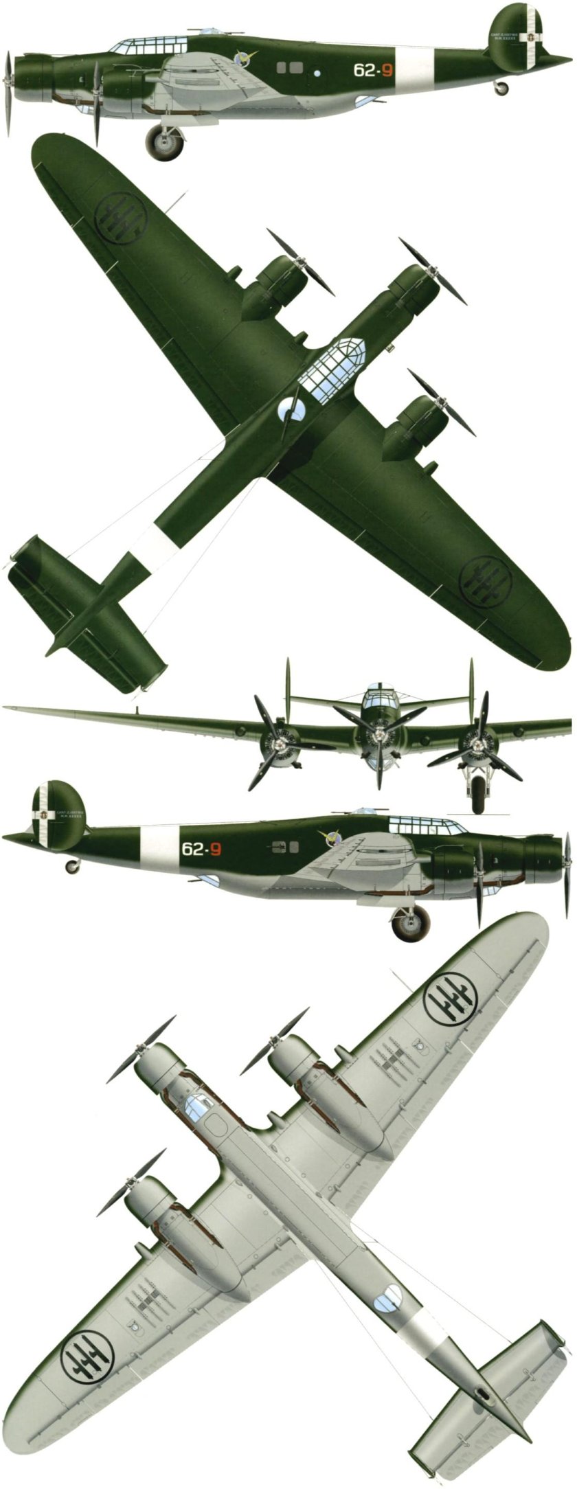 Бомбардировщик cant z.1007 Alcione