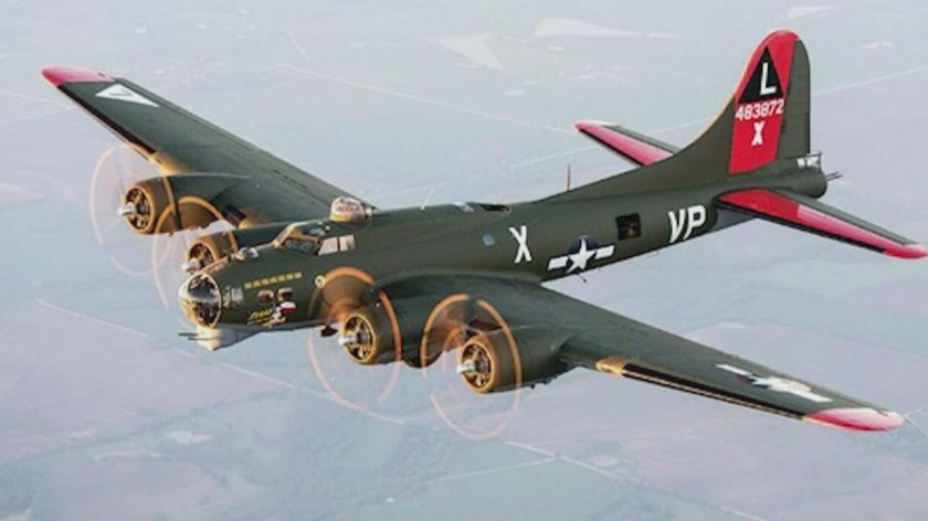 B 17 бомбардировщик