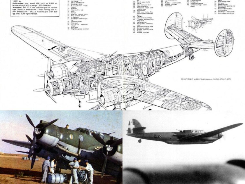Cant z.1007 Alcione на Восточном фронте