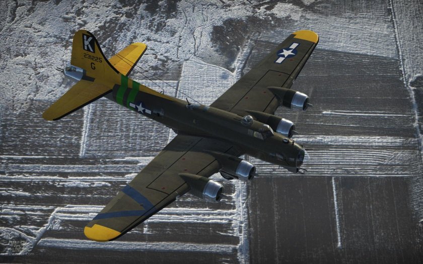 B 17 бомбардировщик вар Тандер