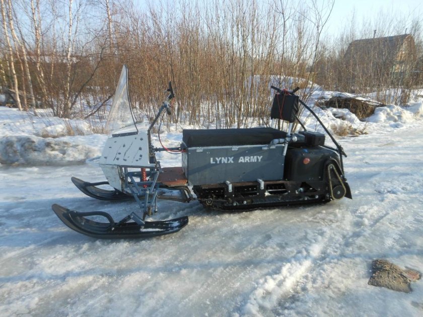 Буран снегоход мотособака