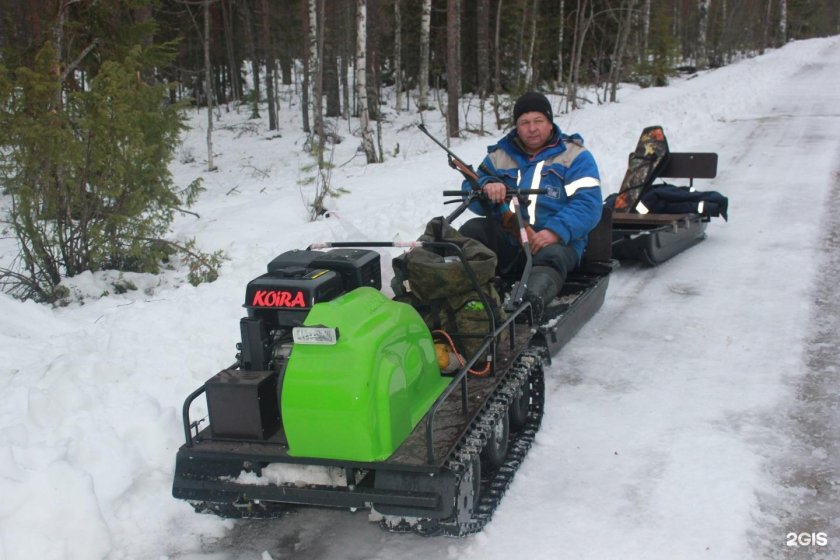Всесезонный мотобуксировщик koira