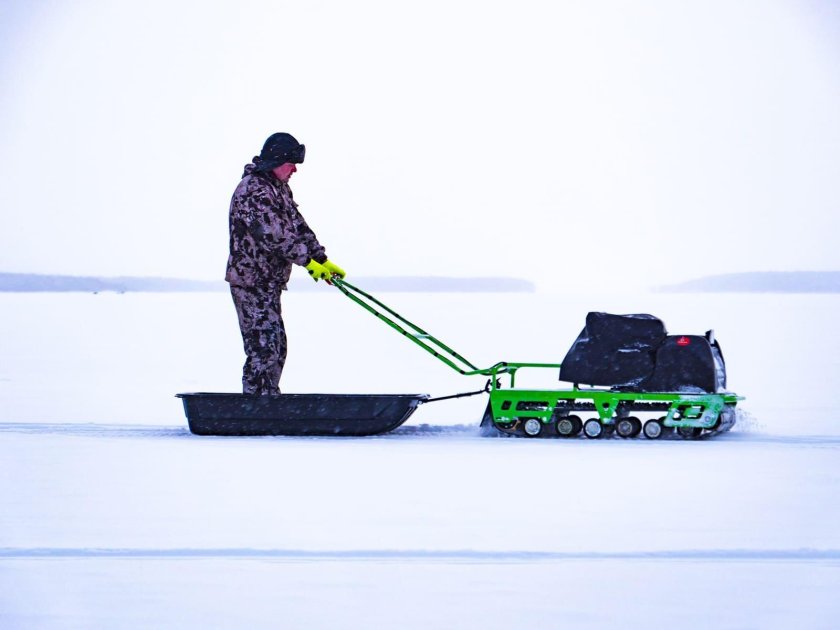 Мотособака для зимней рыбалки
