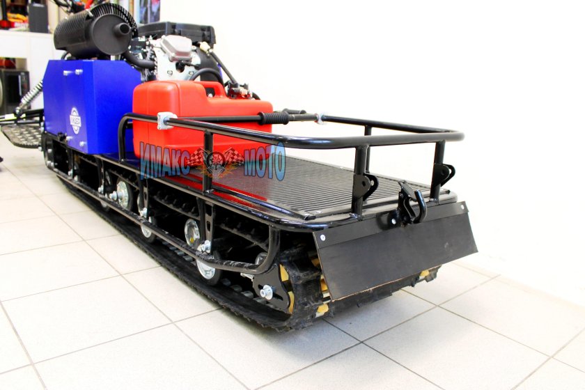 Мотобуксировщик с лыжным модулем 24 л.с., с реверсом Лидер-3-4т-24ап superlong