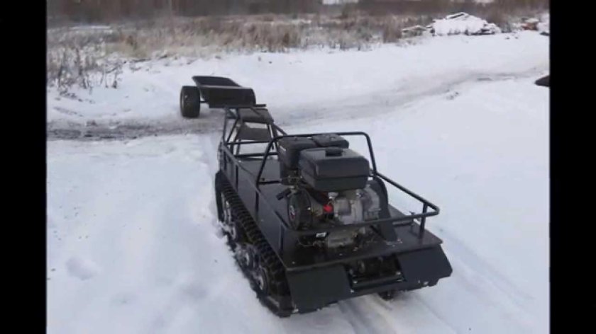 Всесезонный мотобуксировщик Ахтар