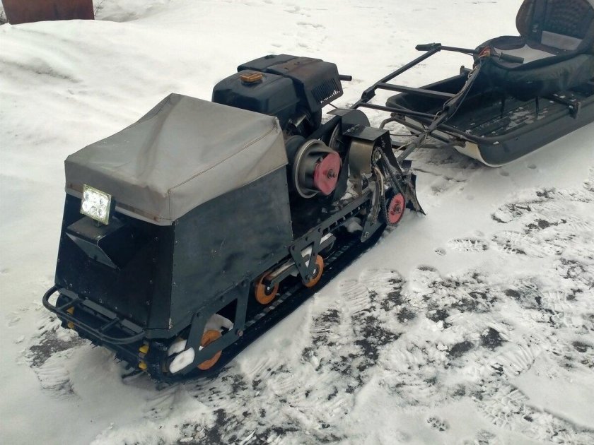 Снегоход бурлак-м егерь