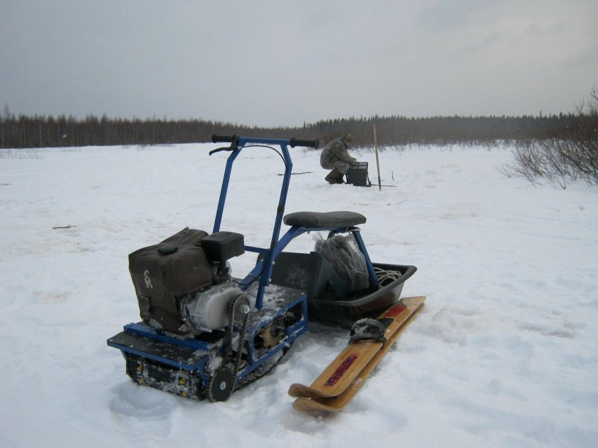 Мини мотобуксировщик Альбатрос