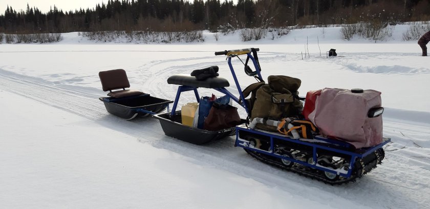 Мотобуксировщик Альбатрос-l8