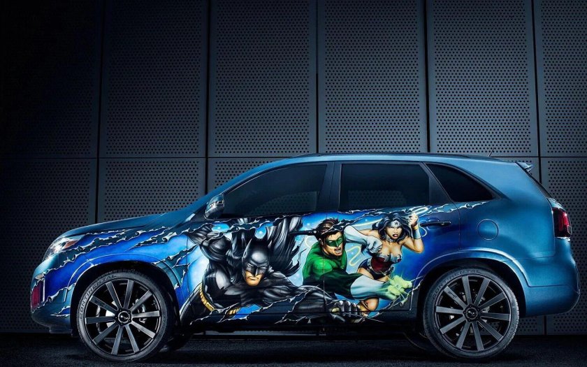 Киа Соренто аэрография