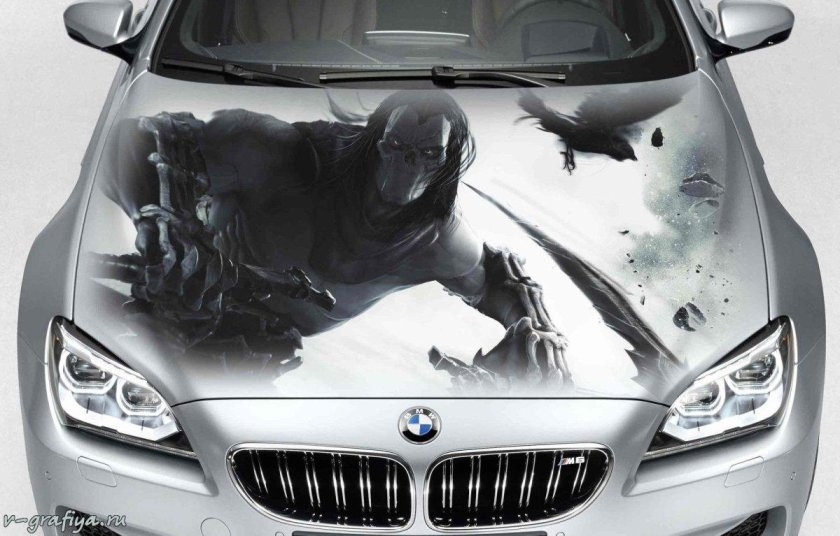 Наклейки на капот