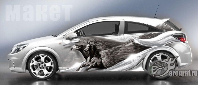 Опель Астра винил