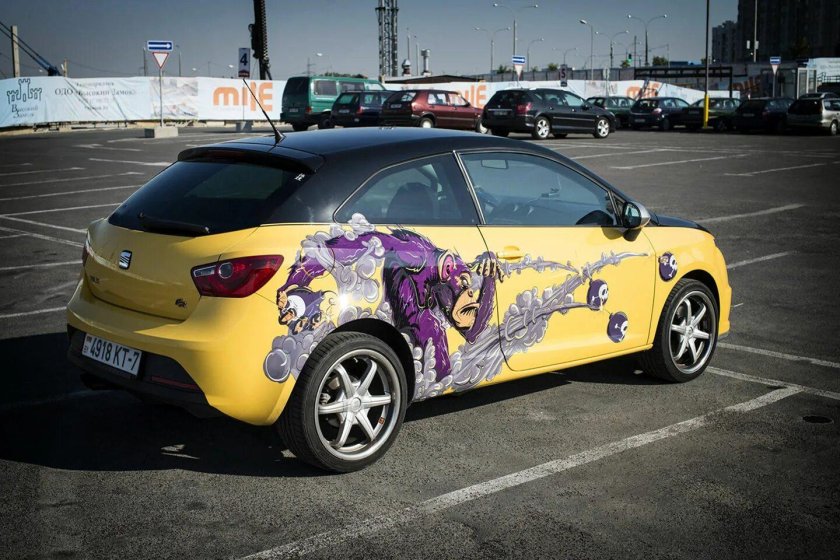 Майк Лаваль аэрография