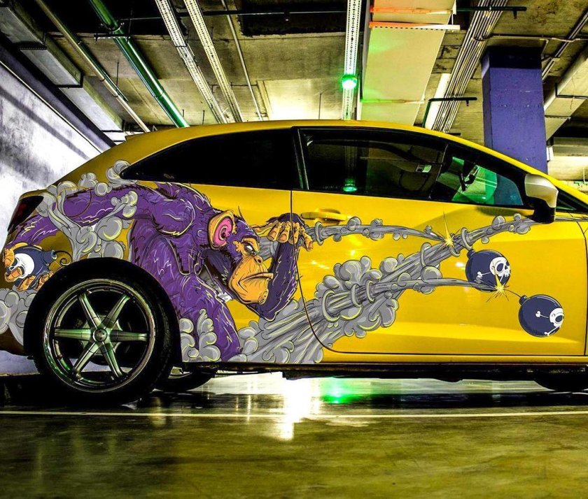 Субару винилография