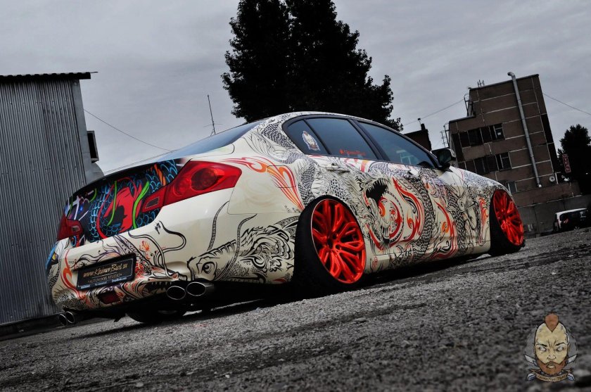 Винил на Инфинити g35