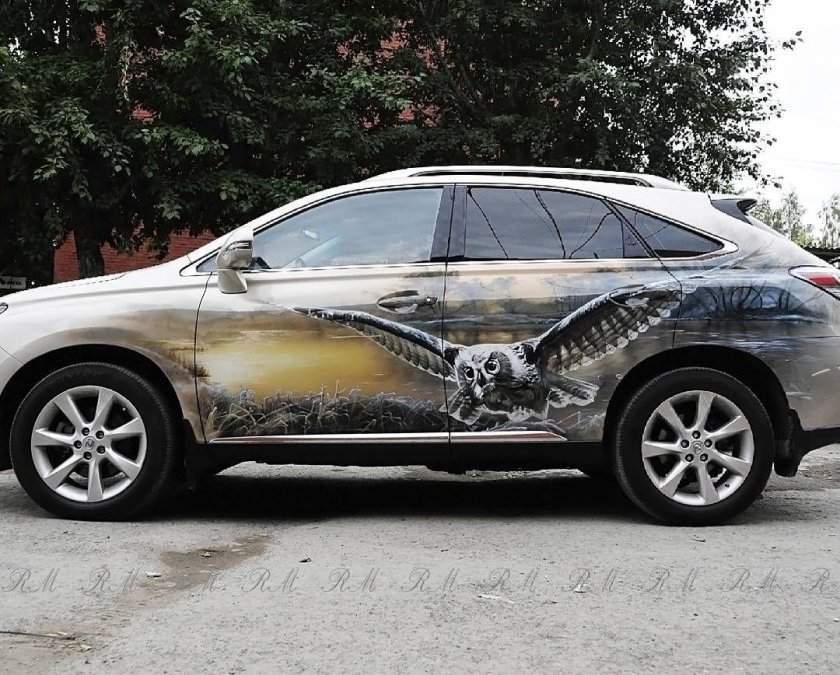 Киа Соренто аэрография