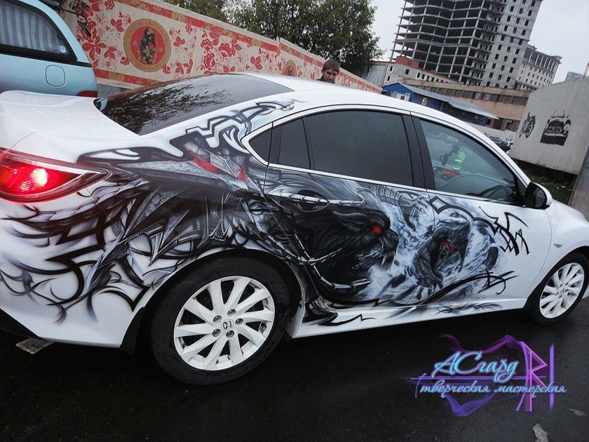 Мазда 6 в виниле