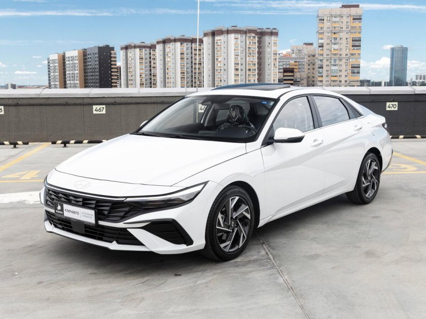 Хендай элантра 2024 белая