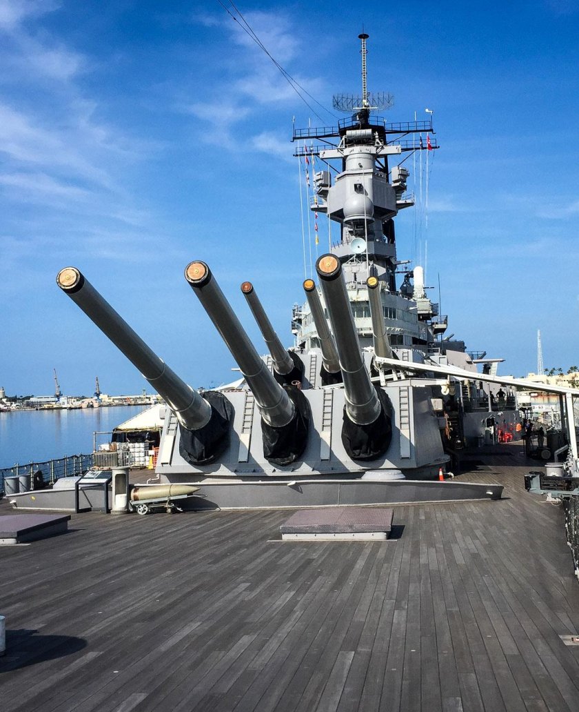Линкор Миссури главный Калибр