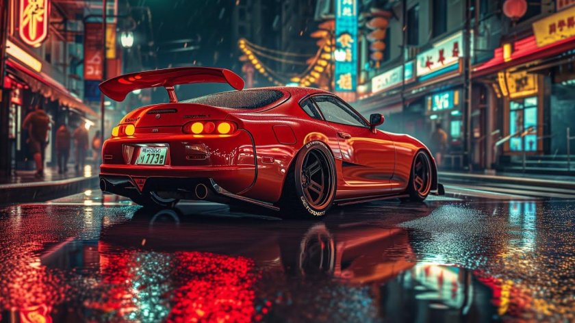 Toyota supra 4 k