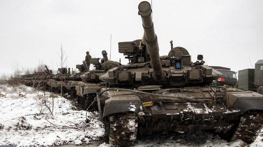 Т72б3 колонна