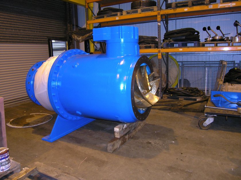 Осевой пропеллерный насос