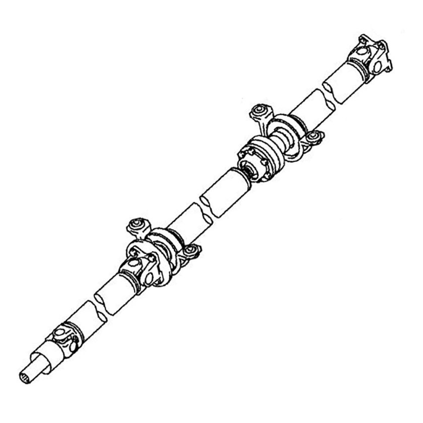 Карданный вал Мицубиси л200 задний