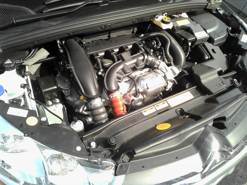 Моторный отсек Citroen c4
