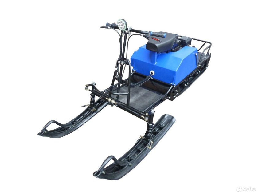 Мотобуксировщик лидер сигма 2 8 л.с с лыжным модулем