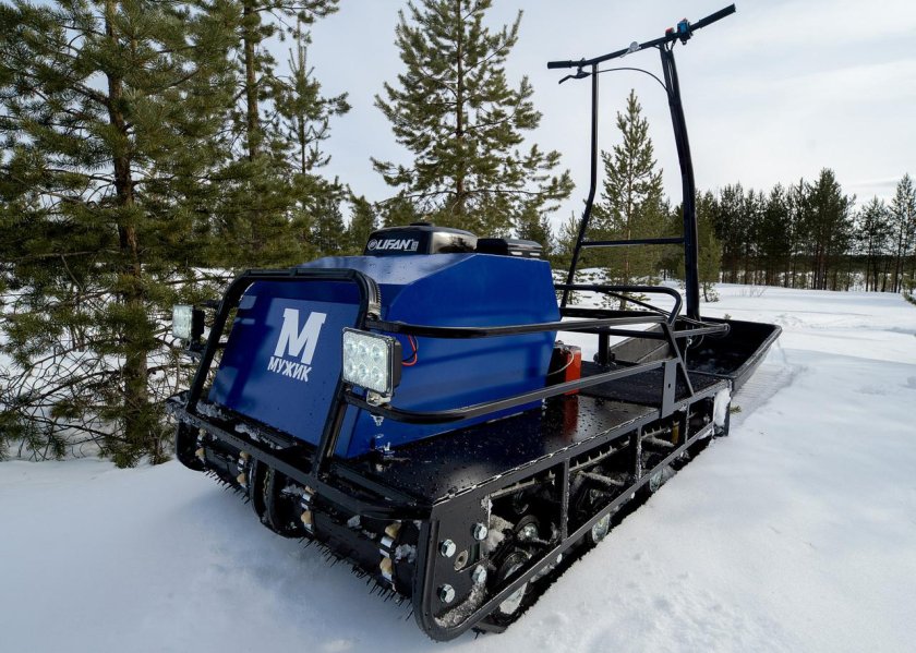 Двухгусеничный мотобуксировщик мужик м760