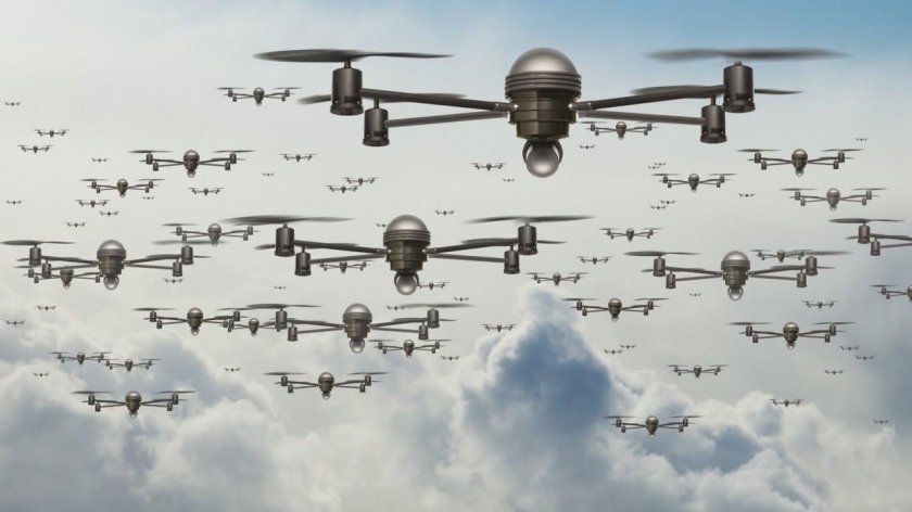 Рой беспилотников стая-93