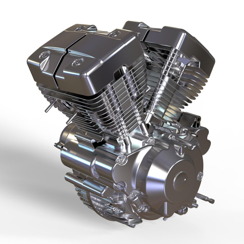 Детали двигателя мотоцикла