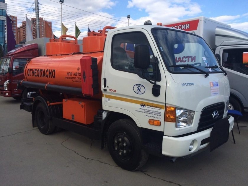 Автоцистерна Hyundai hd78