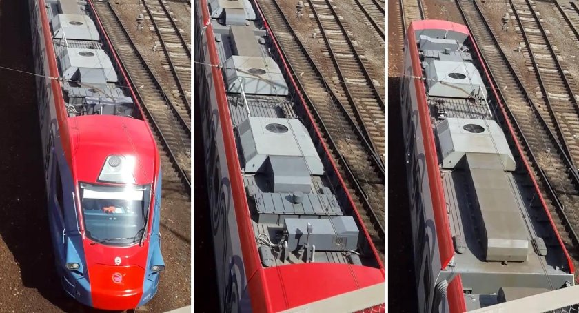 Иволга спереди поезд