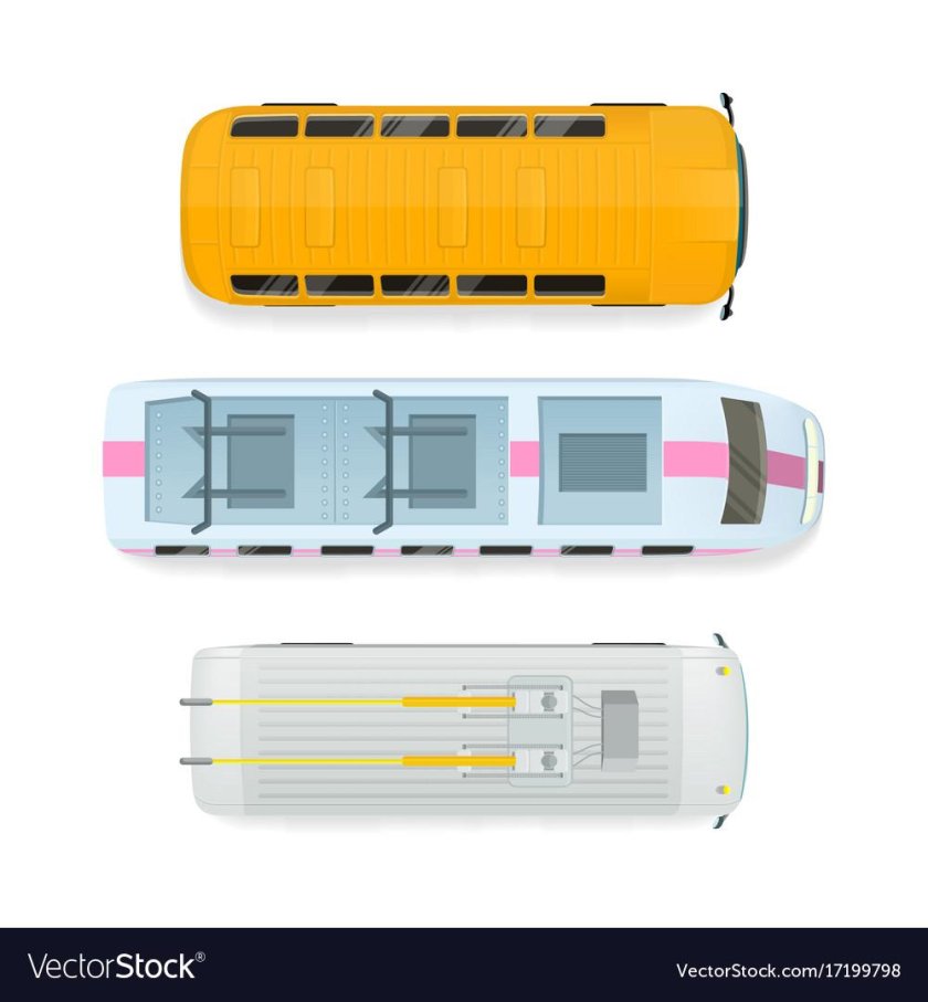 Трамвай вид сверху