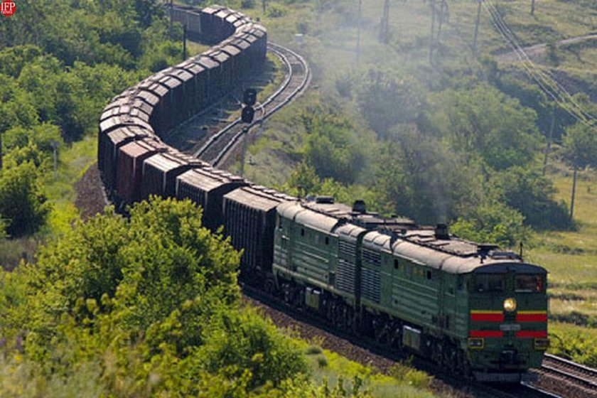 Грузовые поезда россии