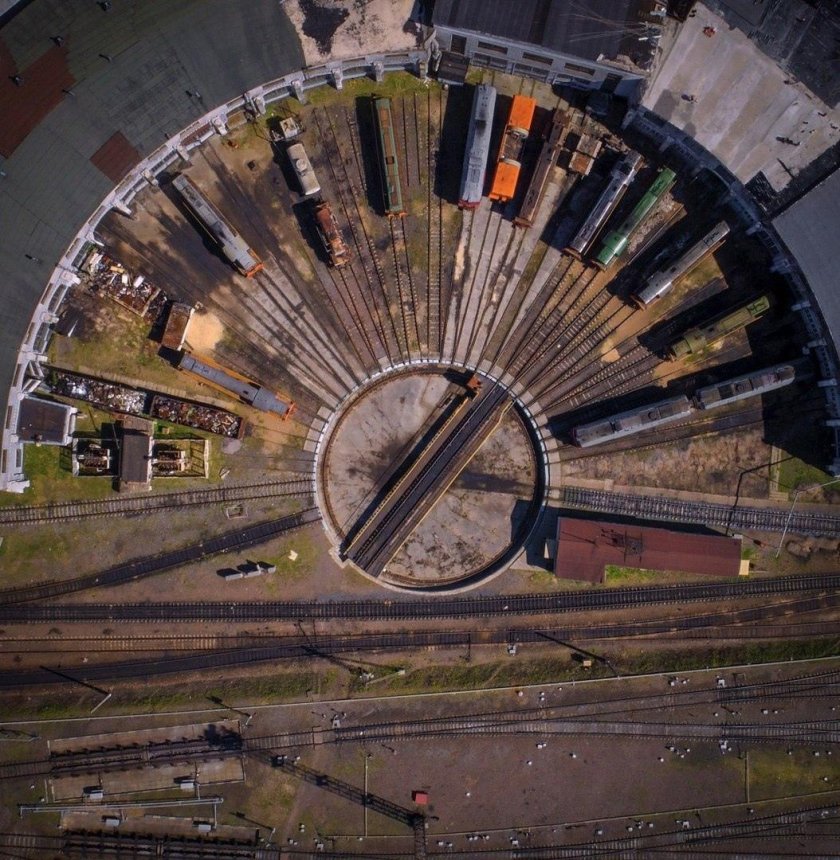 Поворотный круг депо Киров