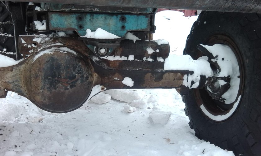 Мост ГАЗ 66 на МТЗ 80