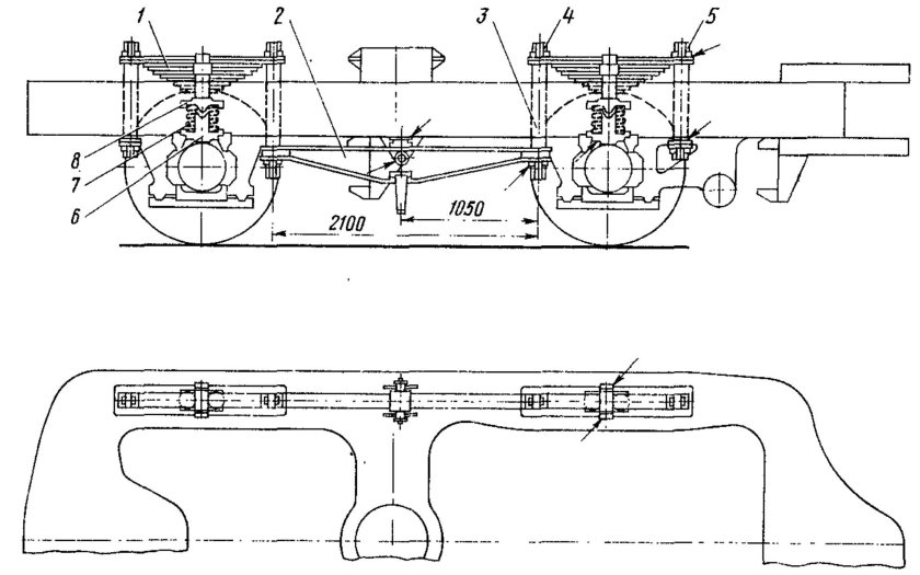 Рессорное подвешивание вл8