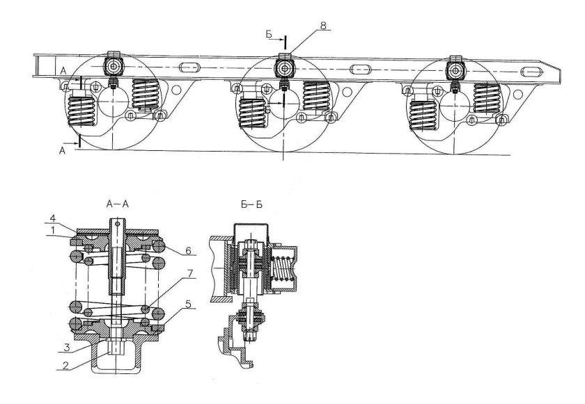 Рессорное подвешивание 2тэ116