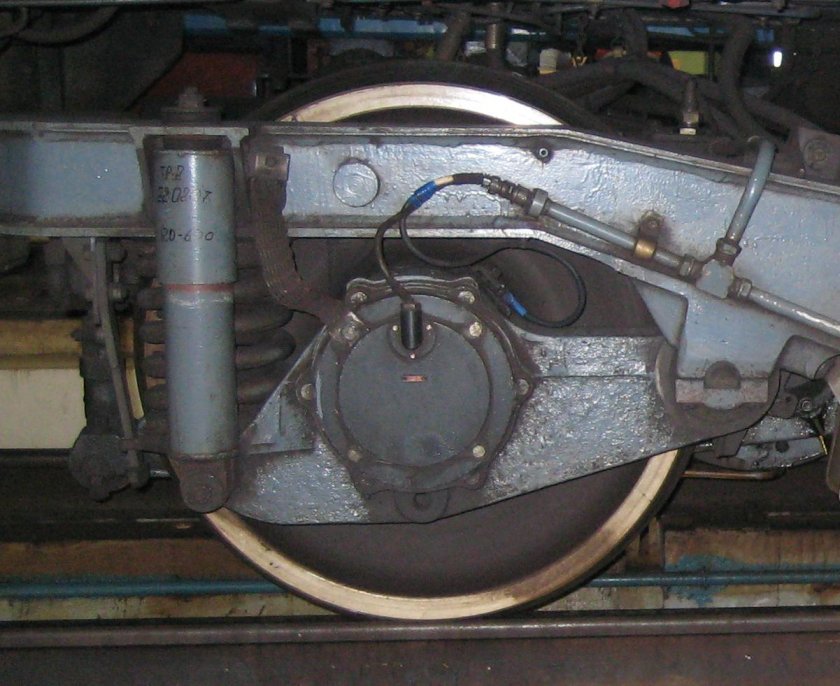 Надбуксовое подвешивание тележки пассажирского вагона