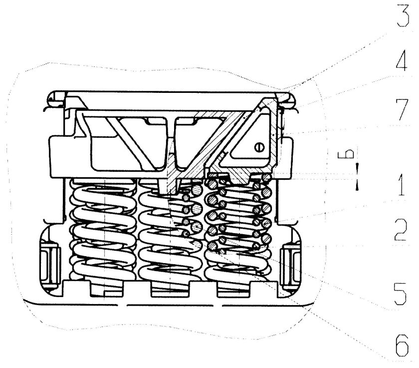 Центральное рессорное подвешивание тележки грузового вагона