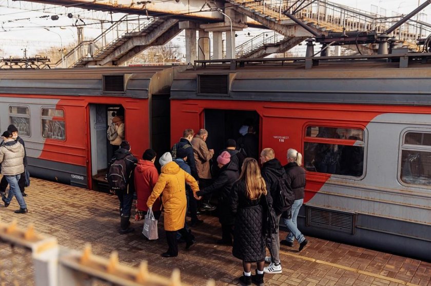 Электричка в москве