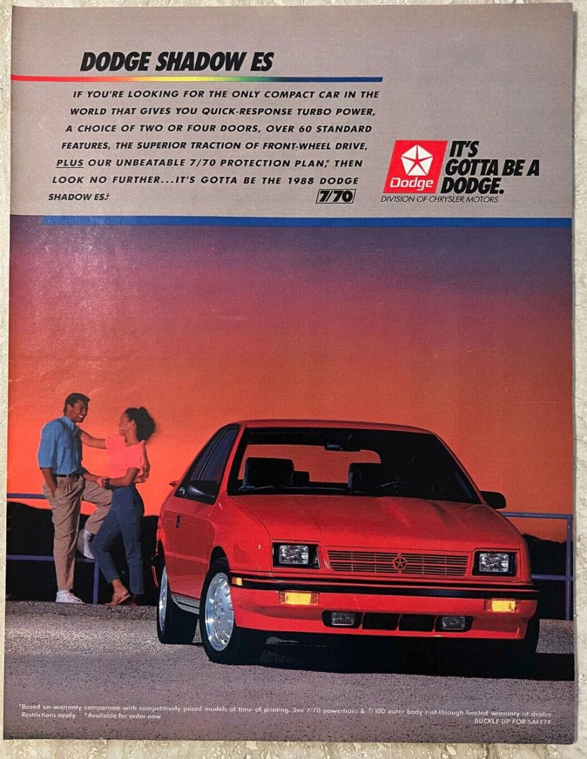 Dodge shadow 1989