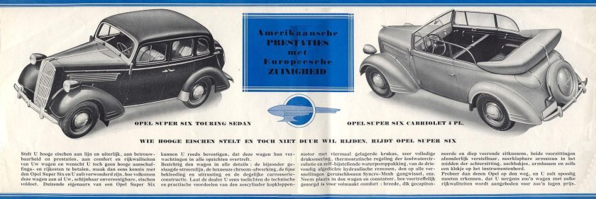Opel super 6 1936